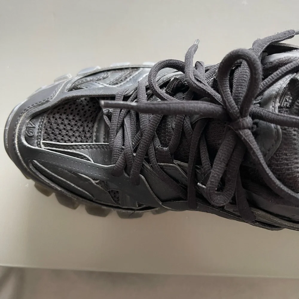 Men Balenciaga Track Sneaker Black/Black Clear size 42 (9) - Picture 9 of 12